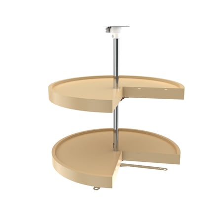 Rev-A-Shelf Plastic; Steel, Almond, 24 in W, 26 in H, 24 in D 6942-24-15-52